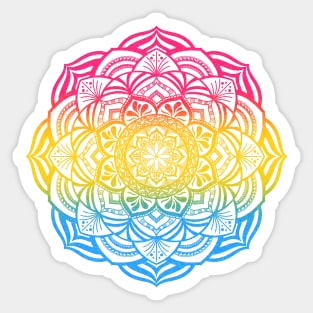 Pansexual Pride Mandala Sticker